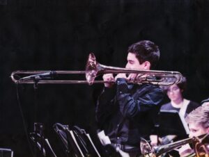 Alex Wendell Playing Trombone
